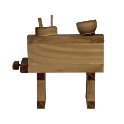 ZICOMPresepe in Legno, Banco da Lavoro 11 X 5,5 X 9,5 cm per...