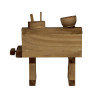 ZICOMPresepe in Legno, Banco da Lavoro 11 X 5,5 X 9,5 cm per...