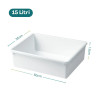 Stackable Plastic Storage Tray for Fridge 50x35x12cm