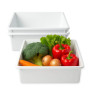 Stackable Plastic Storage Tray for Fridge 50x35x12cm