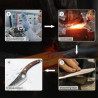 Professional butcher knife with high carbon steel for tripping...