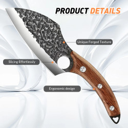 Set of 3 Kitchen Knives: Manna, Chef's Knife, and Japanese Knife...