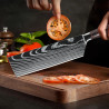 Chef's Santoku Knife with Damascus Steel Blade