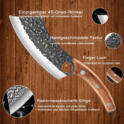 Forged Hand-crafted Meat Chopper Full Tang in High Carbon Steel...