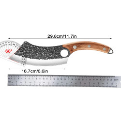 Forged Hand-crafted Meat Chopper Full Tang in High Carbon Steel...