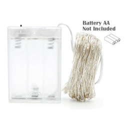 Luci a stringa LED RGB multicolore da 100 LED, alimentate a USB...