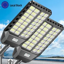 Lampione Solare All-in-One con Batteria LiFePO4 ad Alta Capacità