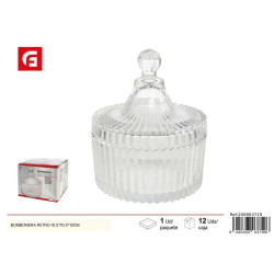 Candy Dish Retro 10.5x10.5x13cm -Kitchen Utensils