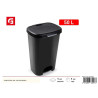 Schwarzer đạp-Fass-Mülltonnen-Organisator für recycelung