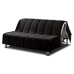 Divano Letto Estensibile a 2 Posti 140x190 cm con Cuscini Made in...