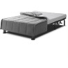 Sofá cama expansible de 2 plaatsen de 140x190 cm con cojines Hecho...