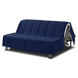 Divano Letto Estensibile a 2 Posti 140x190 cm con Cuscini Made in...