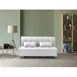 Divano Letto Estensibile a 2 Posti 140x190 cm con Cuscini Made in...