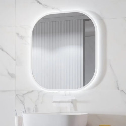 Lead-In Recessed Bathroom Mirror with Backlit Kamalu KAM-S7800B