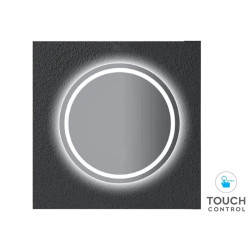 Luxury 25W CCT LED Bathroom Mirror with Touch Switch, 600mm...