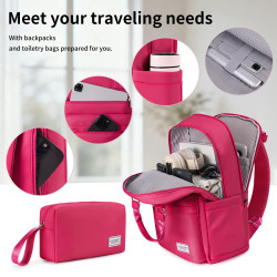 Elegant and Fashionable Travel Luggage Set of 4 Pieces with...