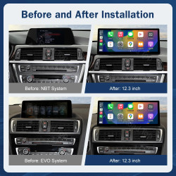 RoadTop 12.3 Wireless CarPlay Linux Display für BMW Serie 3 4 F30...
