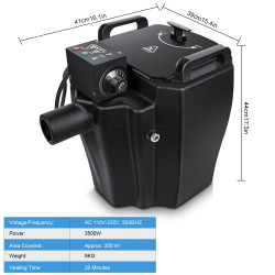 Niedrigtemperatur-Rauchmaschine U`King 3500W mit...