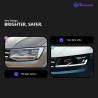 2 Pezzi Styling Auto per Multivan T6 Faro LED 2010-2021 DRL Luci...