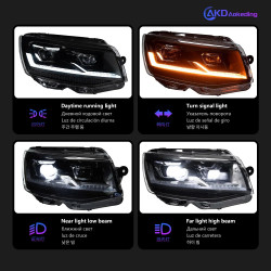 2 Pezzi Styling Auto per Multivan T6 Faro LED 2010-2021 DRL Luci...