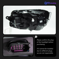 2 Piezas Auto Styling Para VW Multivan T6 Faro LED 2010-2021 DRL...
