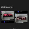 Fanale Posteriore AKD per VW Passat B7, Luce Posteriore a LED...