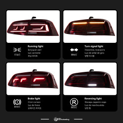 Fanale Posteriore AKD per VW Passat B7, Luce Posteriore a LED...