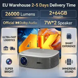 1080P Full HD 4K 26000 Lumen Proiezione Android Smart