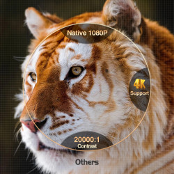 projektör 1080P Full HD 4K 26000 Lumen Android Smart