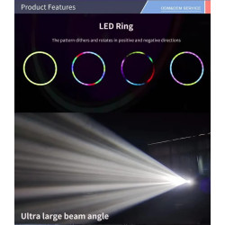Luces Profesionales para Escenarios de舞台灯光头灯295， Mini DJ Lights...
