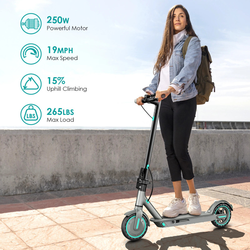 Monopattino Elettrico Pieghevole D8PRO, Motore 250W, Batteria...