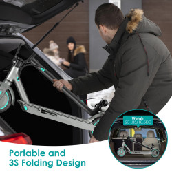 Monopattino Elettrico Pieghevole D8PRO, Motore 250W, Batteria...