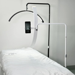 Lampada LED a Mezzaluna Dorata per Ciglia
