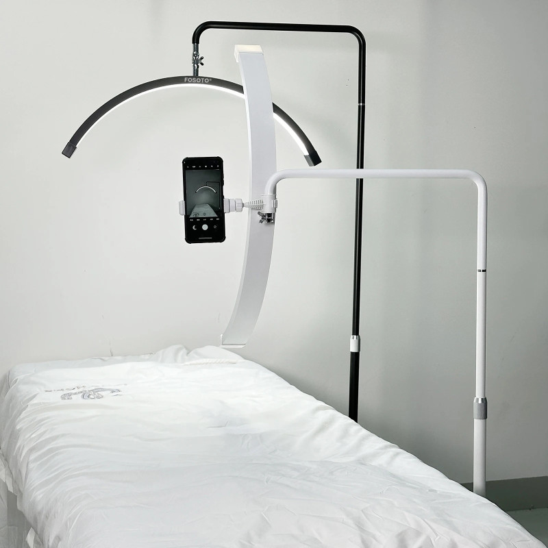 Lampada LED a Mezzaluna Dorata per Ciglia