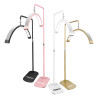 Gold Half Moon LED Cylinder Lamp for Eyelash Extensions