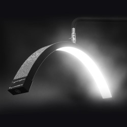 Gold Half Moon LED Cylinder Lamp for Eyelash Extensions