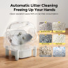 Intelligent Cat Litter with Automatic odour Control 75L Big, App...