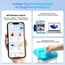 3D FDM Mini M1S Geeetech, Komplett Montage, Für Kinder und...