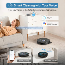 Robot Aspirapolvere e Lavapavimenti con Forte Aspirazione 2700Pa