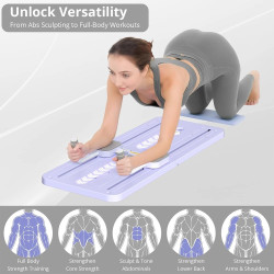 Portable Pilates Yoga Multifunctional 5-in-1 Foldable Duriable Eco...