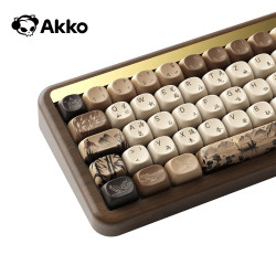Teclado mecánico AKKO MU01 Mountain Seclusion Layout ISO DE UK...