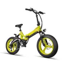 Luxury Folding NX Yellow-Orange Bicycle with Good Impact...