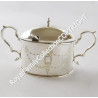 Sugar Bowl in Metal - Bohemien Style - Classic Design for Home and...