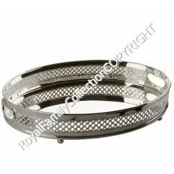 Bruciatore d'incenso in metallo placcato argento Sheffield, design...