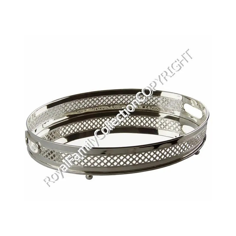 Incense Burner in Sheffield Plated Silver Metal, Modern Luxury...