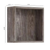 Muro a cubo aperto per bagno, camera da letto, ingresso in grigio...