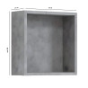 Open Cube Wall for Entryway, Bathroom or Bedroom