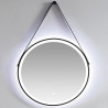 Specchio rotondo LED retroilluminato Herman da 50 cm con...