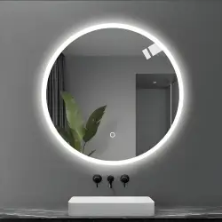 Specchio rotondo Cefalonia 90 cm LED con interruttore Touch...