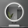 Rond de miroir Cefalonie LED avec commutation tactile Dimmerable